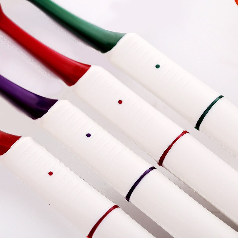 4pcs/Pack Natural charcoal eco bamboo toothbrush Family Pack