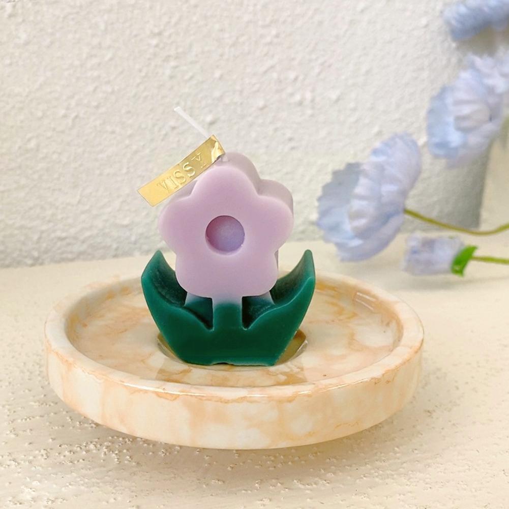 Blume Duftende Wachs Kerze Koreanische Heimat Dekoration Blume Ornament Duft Dekorationen Blümchen Leuchter Kerzen Handgemachte P3g6