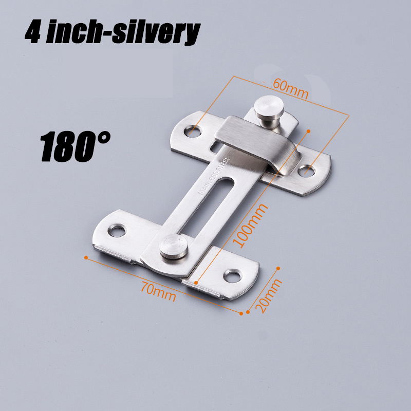 Schiebe Scheune Tür Riegel Schiebe Rechten Winkel Tür Riegel Tür Riegel Wein Kühler Schrank Fenster Tür Riegel Stecker Baby Sicherheit Riegel: S / Beige