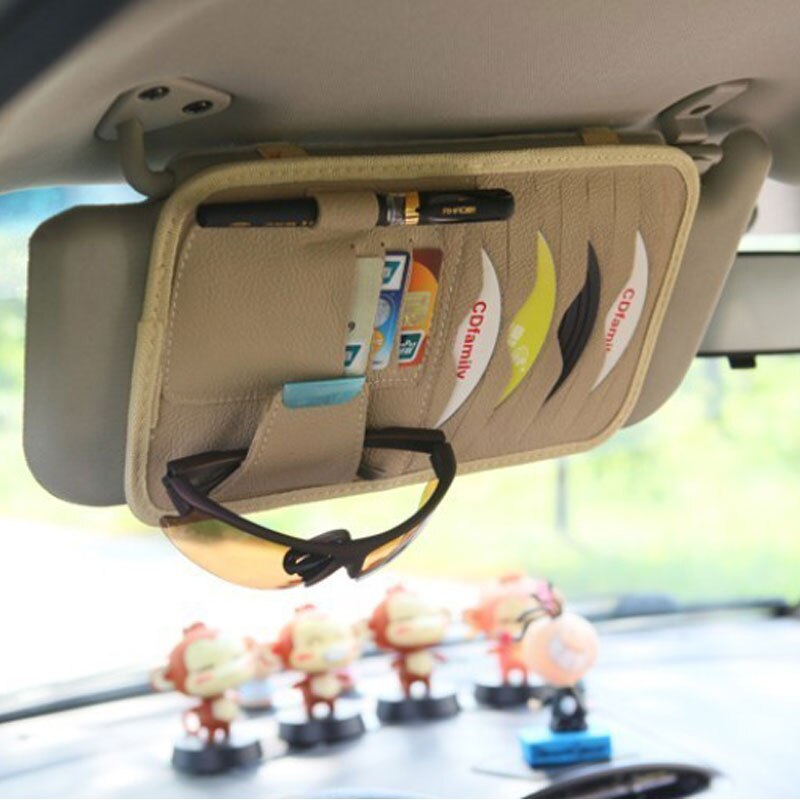 8 stuks schijven auto cd-houder auto zonneklep dvd-schijf kaarthouder clipper tas auto cd-tassen koffers