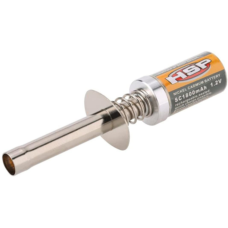 10 st för hsp 80101 1800 mah 1.2v glödstift tändare lämplig för rc bil 1/8 1/10 hsp 80101 uppladdningsbar glödtändare-ej laddare: Default Title