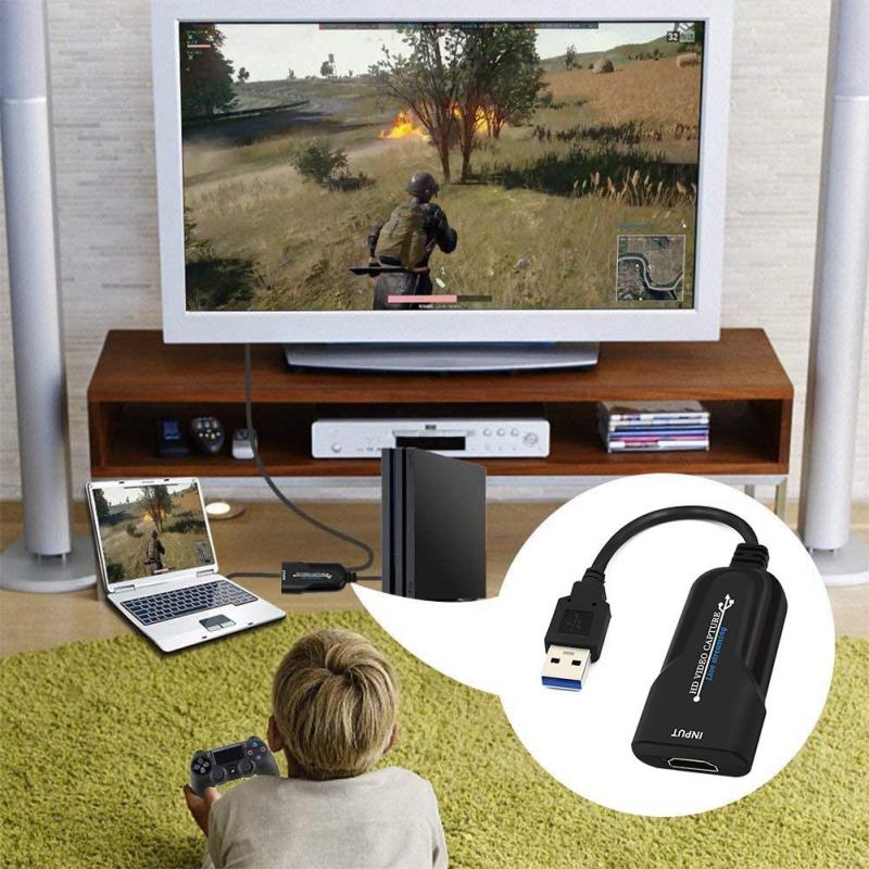 HDMI Cable to USB 3.0 Video Capture Card Game Capture Card 1080P 60fps Recording Reliable For Live Broadcasts Video Recording