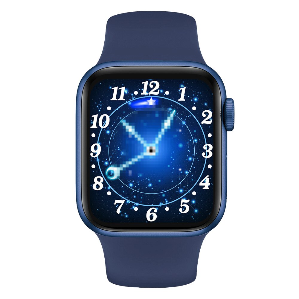 Original MD28 IWO 13 PRO Smart Uhr 1.75 “HD Bluetooth Anrufe Herz-Monitor-Sport Modi PK W46 W56 FK88 W26 + Smartwatch: blue