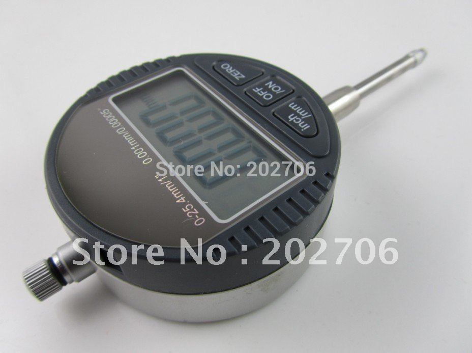 1inch Micron digital indicator 0-25mm 0.001mm electronic indicator dial gauge dial indicator