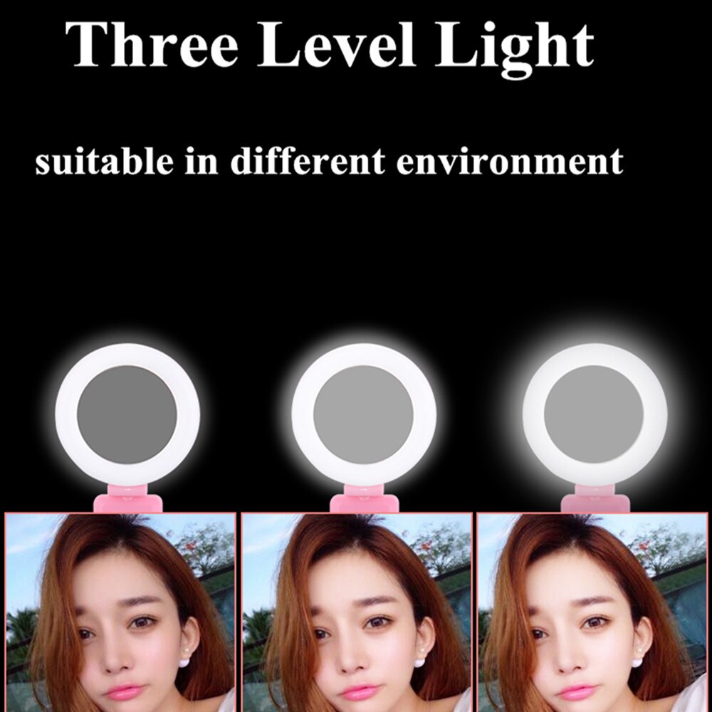 Trípode en vivo extensible de 1,7 m, palo Selfie, anillo de luz LED, soporte 4 en 1 con monópode para teléfono iPhone X 8 Android SmartPhone