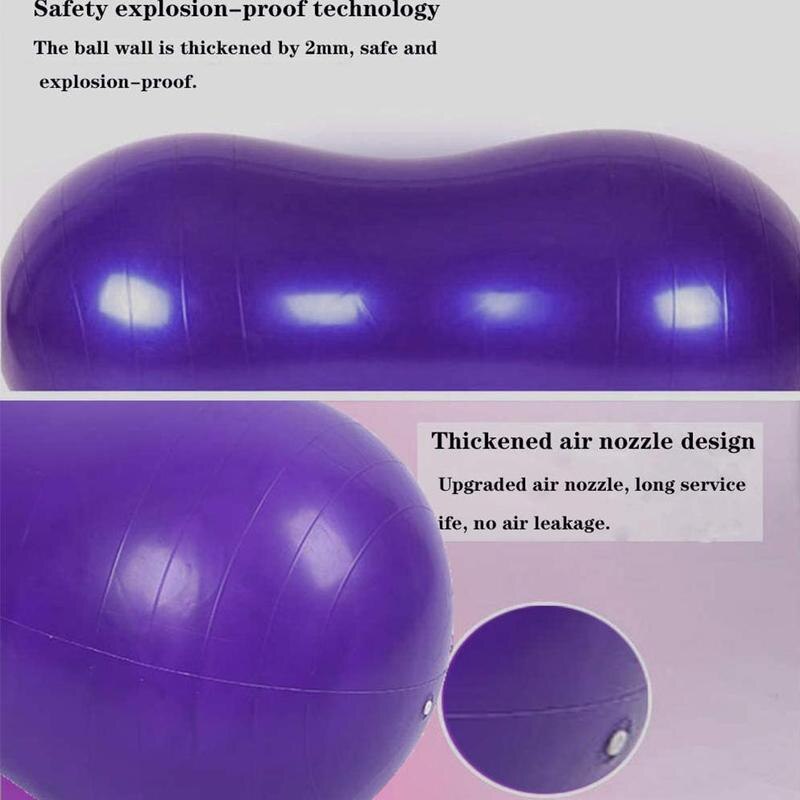 Peanut Yoga Ball Yoga Ball Thicken Explosion-proof Capsule Ball Massage Elderly Fitness Ball Yoga Ball