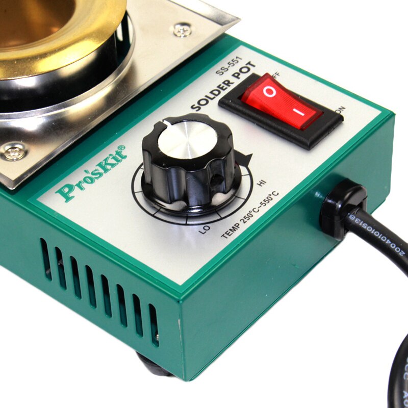 150W Stainless Steel Solder Pot Temperature Controlled Soldering Pot Melting Tin Pot Tin Cans 1pcs EU Plug