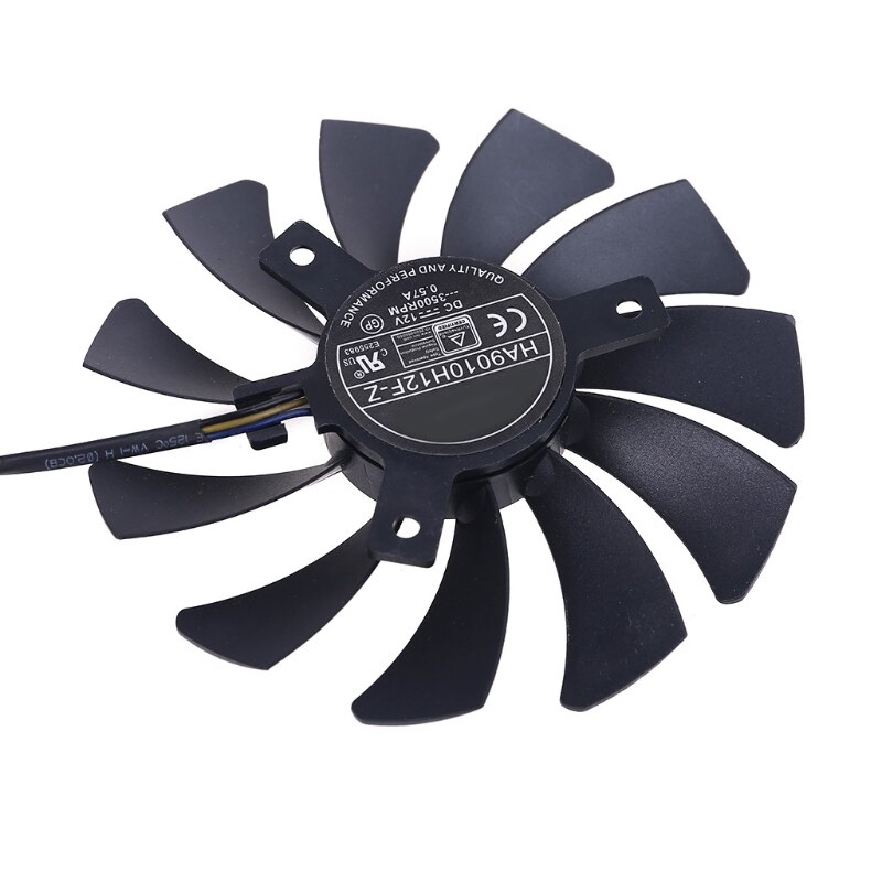 1 Pair HA9010H12F-Z 4Pin Cooler Fan Replacement for MSI GTX 1060 1660Ti RTX 2060 Graphics Card Fan