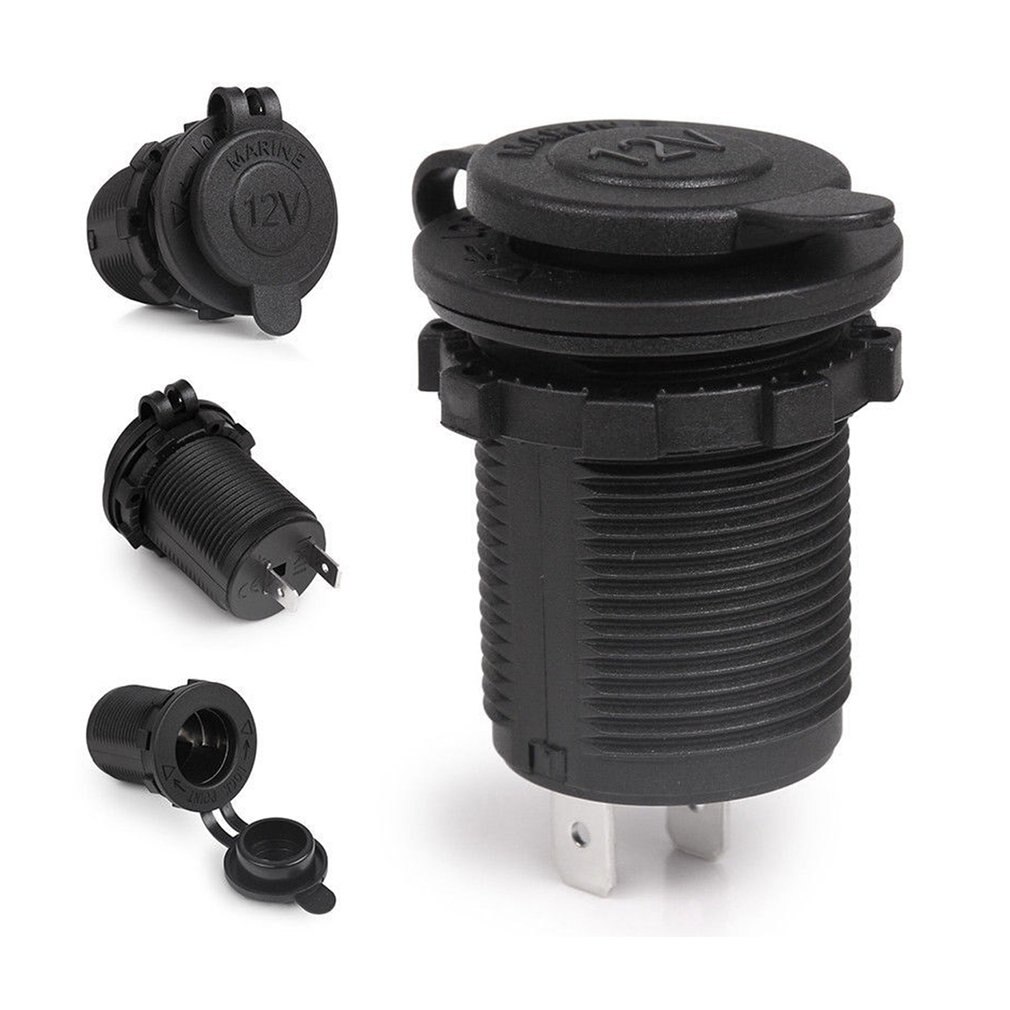 Waterdichte auto motorfiets motorfiets sigarettenaansteker stroomvoorziening stopcontact stekker stroomadapter geschikt voor 12-24v