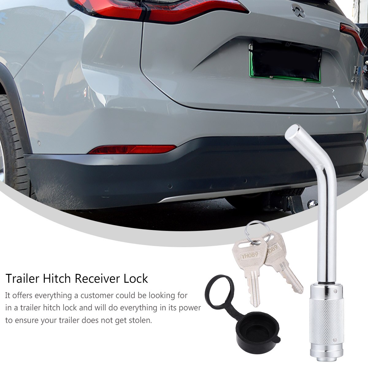 Attelage Durable remorque accessoires crochet voiture fournitures pièces Anti-vol attelage pour voiture de camion en plein air