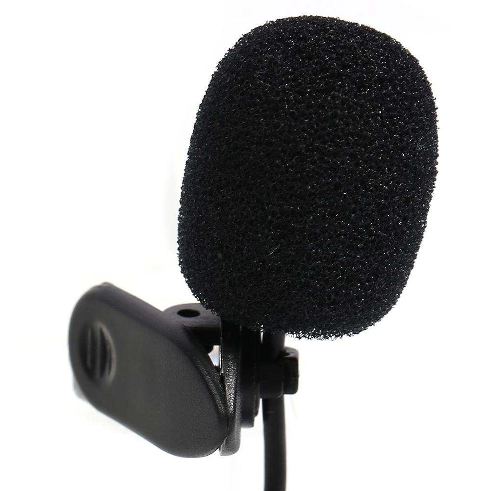 Mini micrófono externo para coche, reproductor de DVD, Radio, Audio, para teléfono móvil, PC, toma Jack estéreo de 3,5mm,