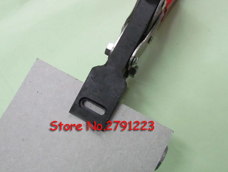 PVC Card Hand Slot Puncher Hole Punch PVC Tag Office 3*13mm flat hole