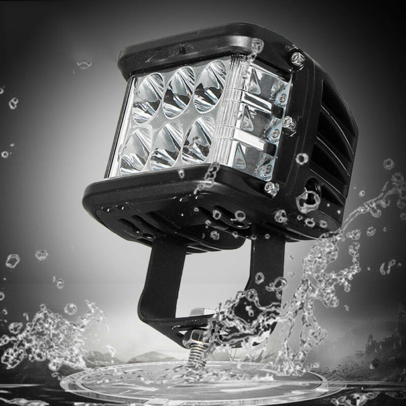 Waterdicht 12 Led Verlichting Auto 1x Strobe Lamp Wit Voor 4X4 Truck Boot