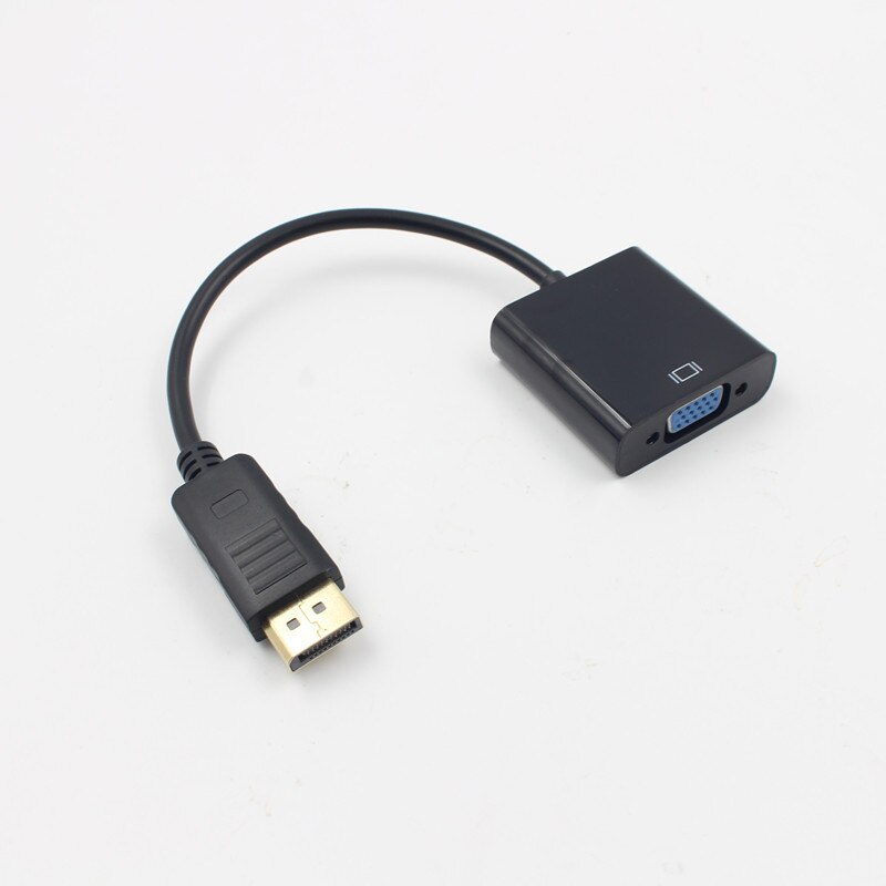 DisplayPort Display Port DP to VGA Adapter Cable Male to Female Converter for PC Computer Laptop HDTV Monitor Projector