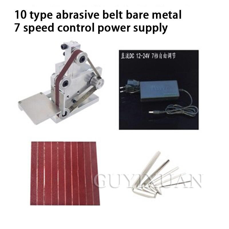 Desktop DIY polishing machine mini small polishing machine mini small belt machine fixed angle grinding machine blade