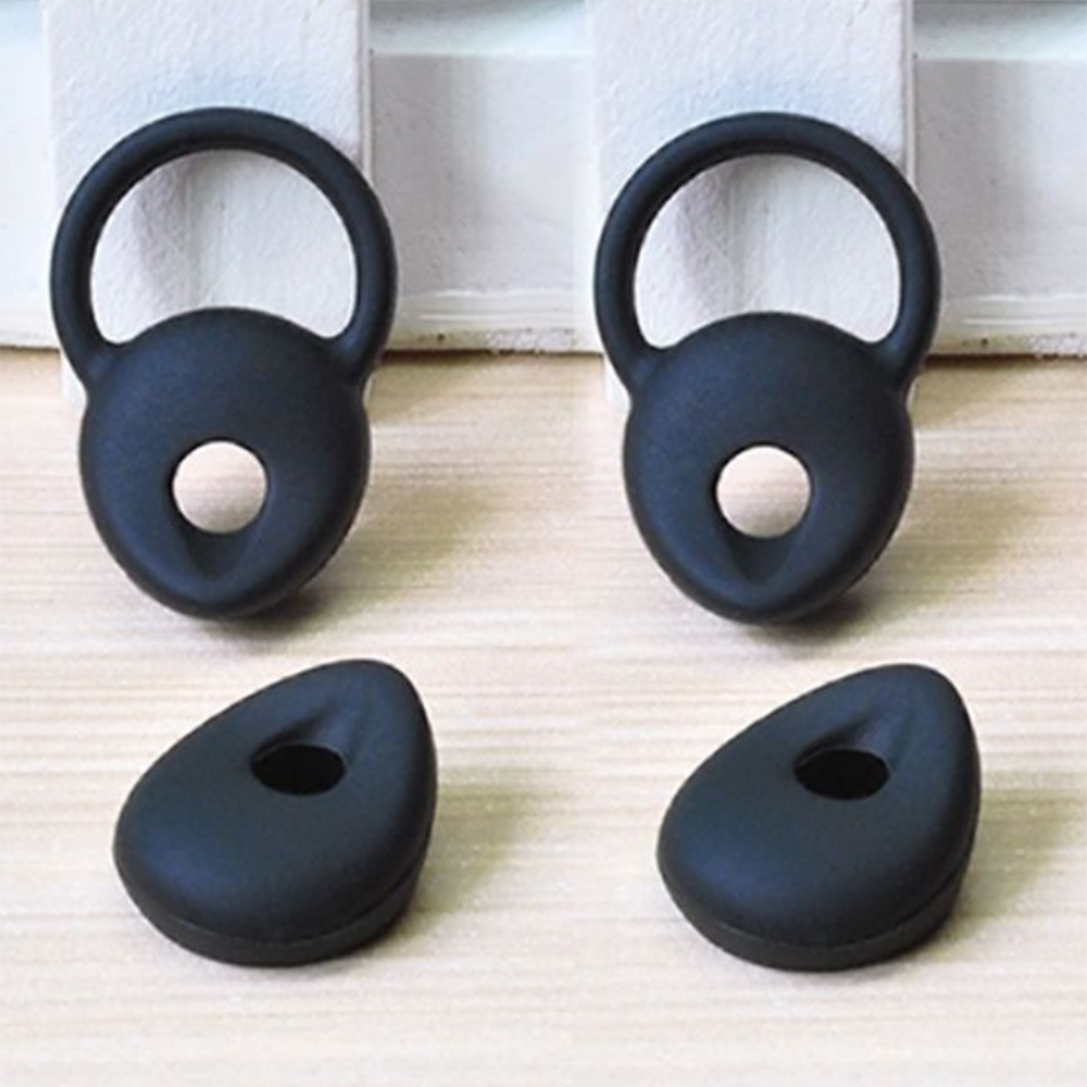 4pcs Earbuds Tips Gels for Jabra Mini Classic Talk 25 Earphone Eartips Eargels Ear Buds Cover Sleeves Replacement Accessories: Olive