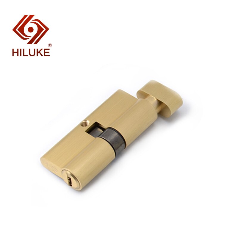 HILUKE 70mm brass alloy security single open lock cylinder five keys lock core CT70.5