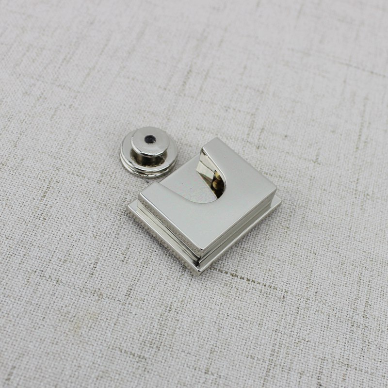 2sets 5colors Square lock metal for handbags factory hardware Bag Parts Accessories