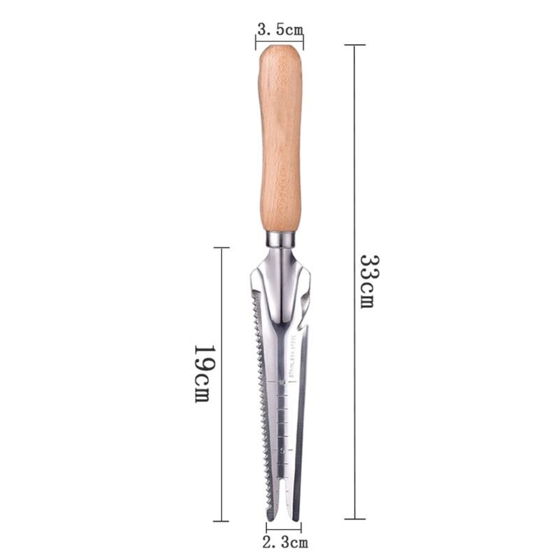 Stainless Steel Garden Weeder Hand Tool Gardening Weeder shovel with Handle