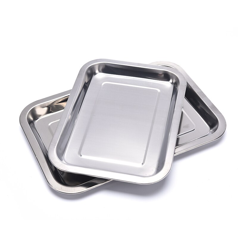 Stainless Steel Grill Plate Dish Drying Tray Dish Washer Kitchen Tableware