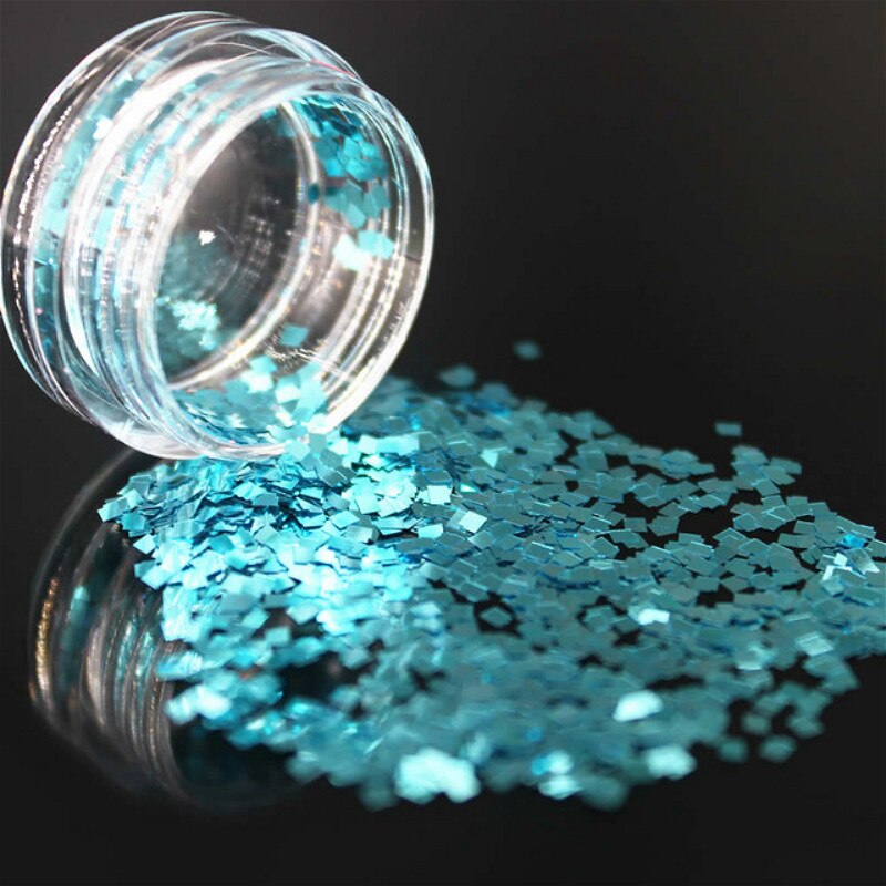 1 stuk blauwe vierkante make-up speelgoed bevroren nagelstickers make-up speelgoed prinses meisjes sneeuwwitje sticker speelgoed vriendin