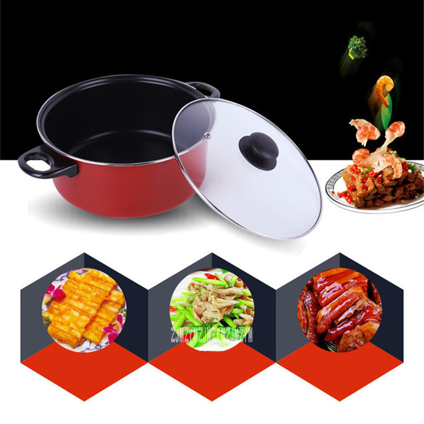 Three-piece Pot Set Soup Pot Colorful Non-stick Cookware Sets Promotional Activities With One Pot Cover
