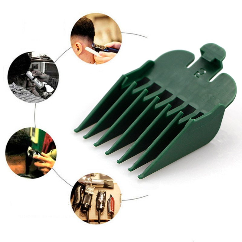 8Pcs Universal Hair Clipper Limit Comb Guide Attachment Size Barber Replacement for Wahl with Clip TSLM1