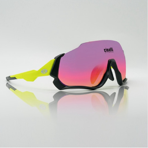 Cinalli Cycling Glasses Outdoor sport sunglasses Running Windproof Speed Skating Sunglasses Polarized color changing glasses: Yellow black 1