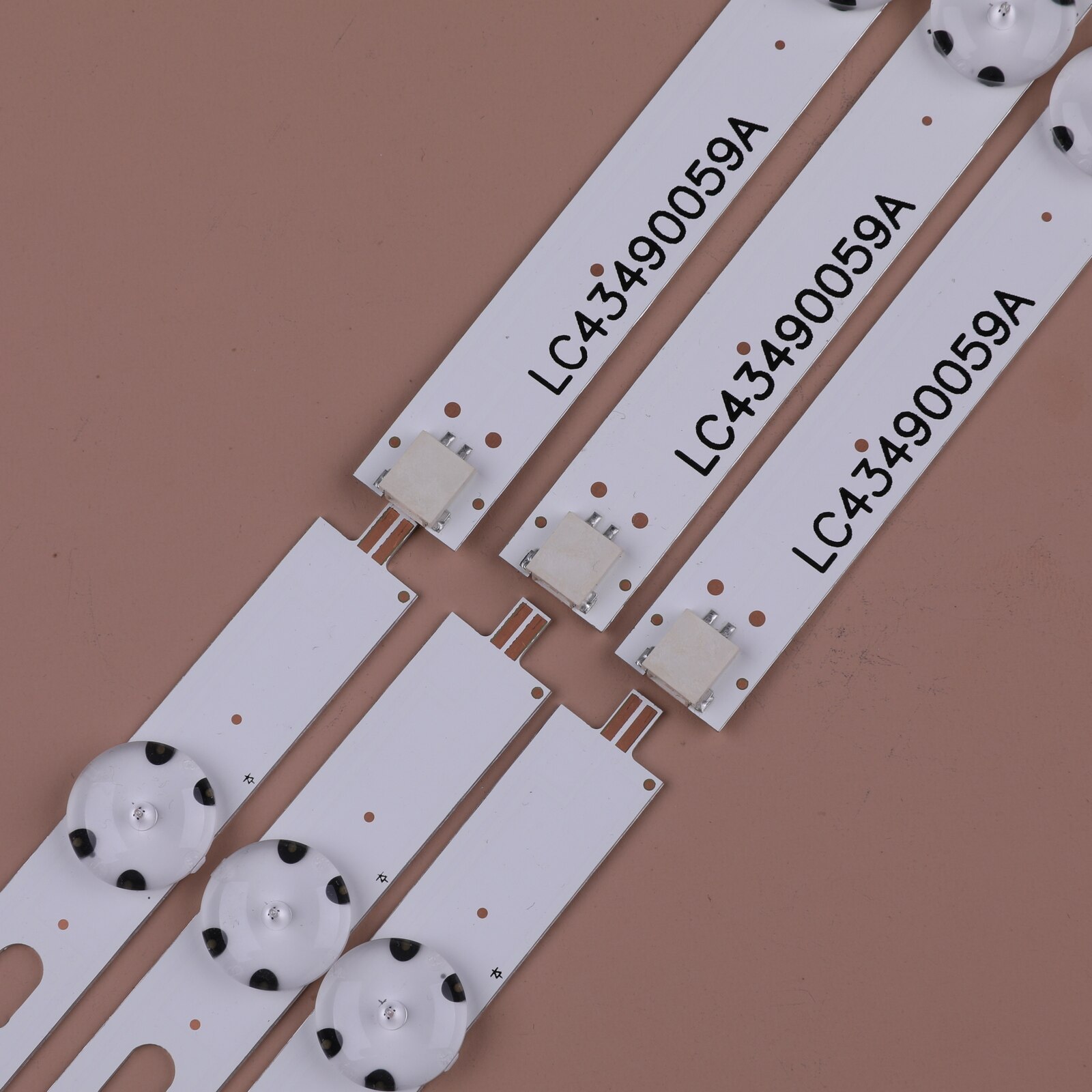 3 PCS 7LED LED Bande De Rétro-Éclairage Pour LG 43UJ635V 43UK6300PLB 43UJ651V 43UJ634V 43UJ630V 43UJ561V 43UJ655V LC43490059A LC43490058A