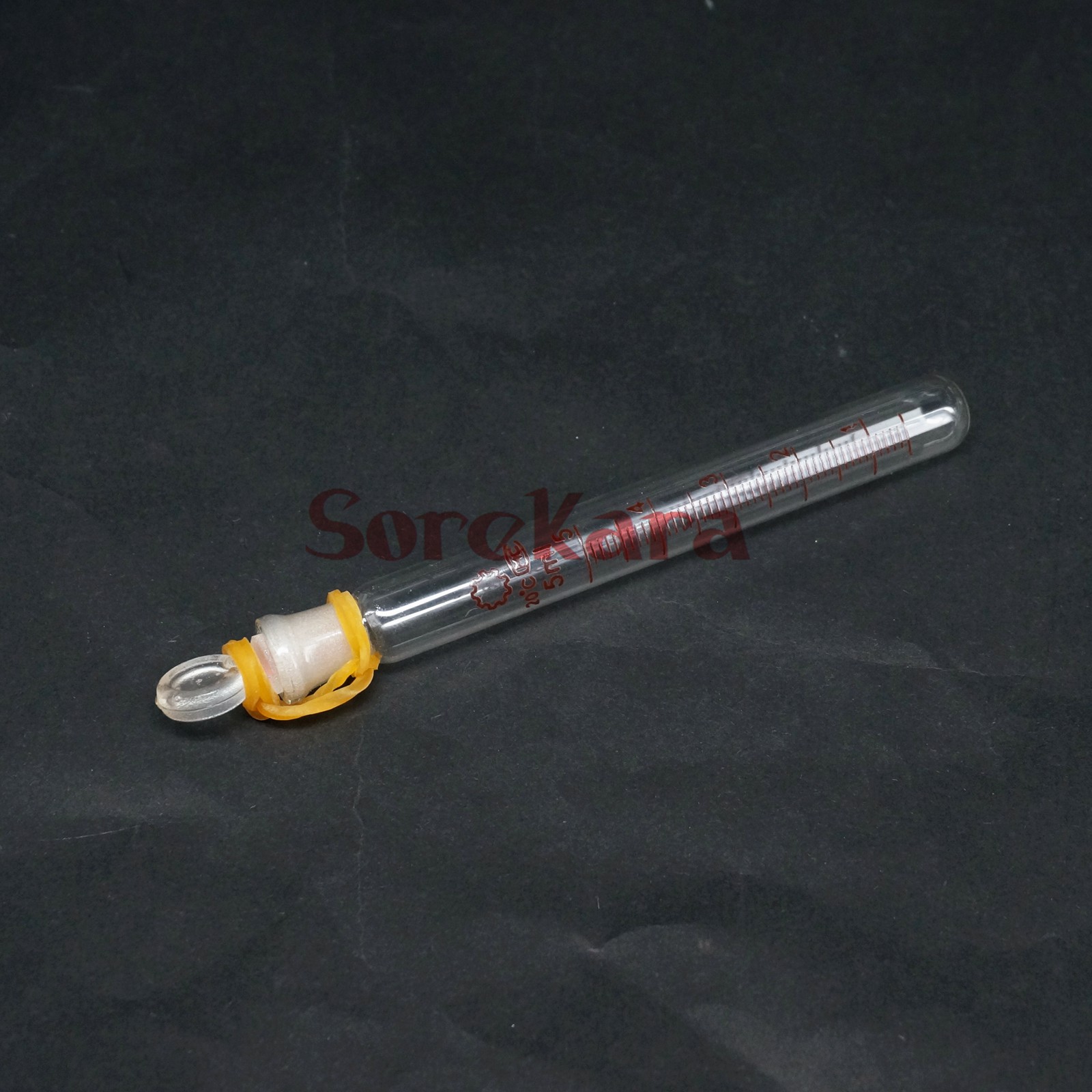 Scale Line 5ml Glass Test Tube Round bottom with glass stopper cap for Chemistry Laboratory