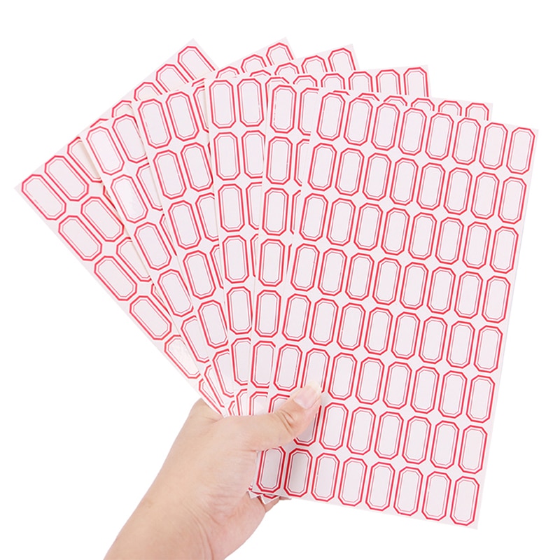 Autocollant de sceau autocollant de classification | Étiquette en papier, produit prix, bouteille d'épice, 10 feuilles/paquet
