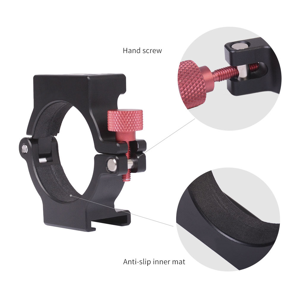 1PC Mikrofon kalt Schuh Stabilizer Clip Verlängerung Besondere Erweiterung Ring montieren Adapter Klemme Pro Zhiyun glatt 4 Zubehör