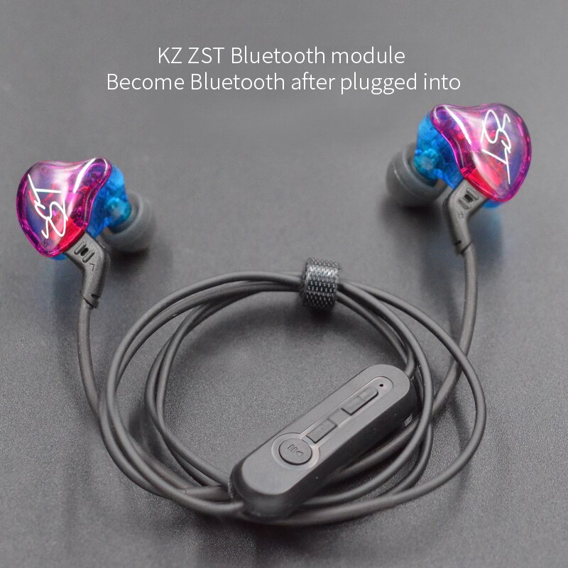 KZ-cable de auriculares Bluetooth 4,2, módulo de actualización de alta fidelidad, portátil, para colgar en la oreja, para KZ ZSTX/ZS4/ZS5/ZS6/ED16