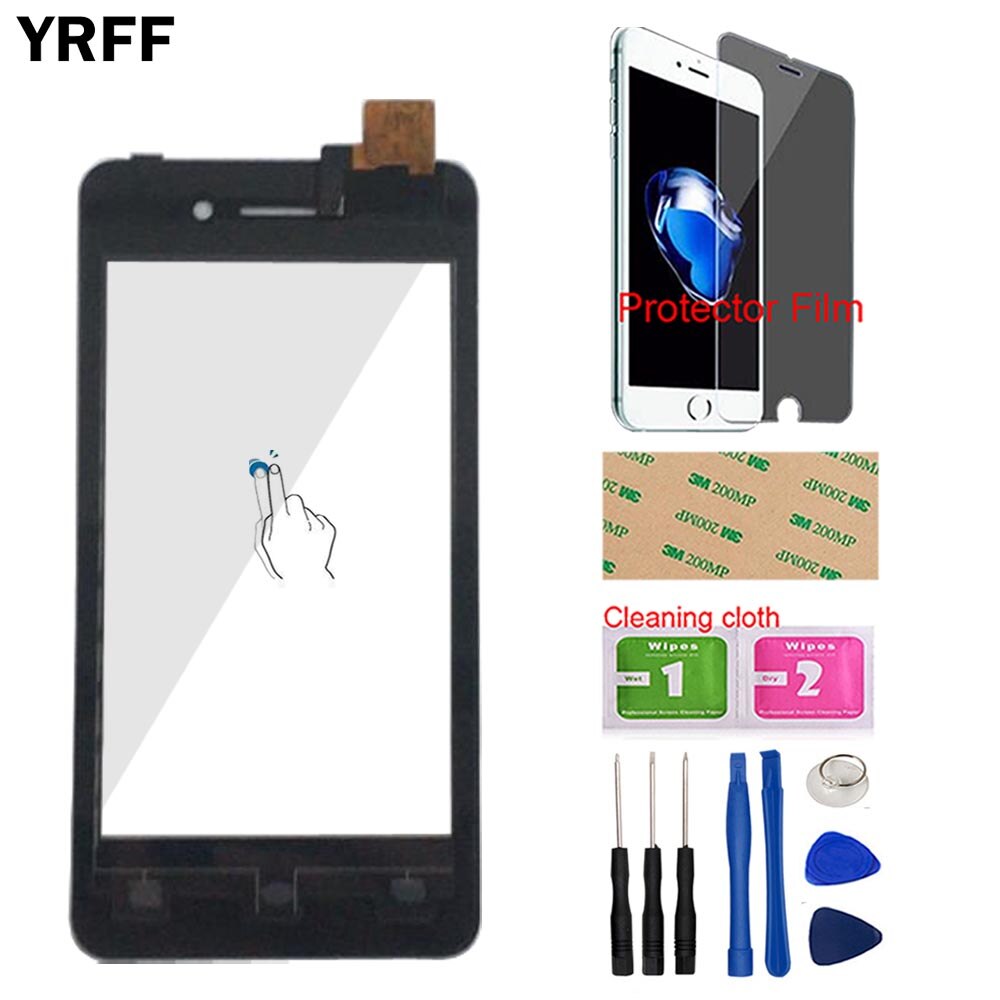 4.0'' Touch Screen For Micromax Bolt Q301 Touch Screen Front Glass For Micromax Q301 Digitizer Panel Sensor Tools Protector Film