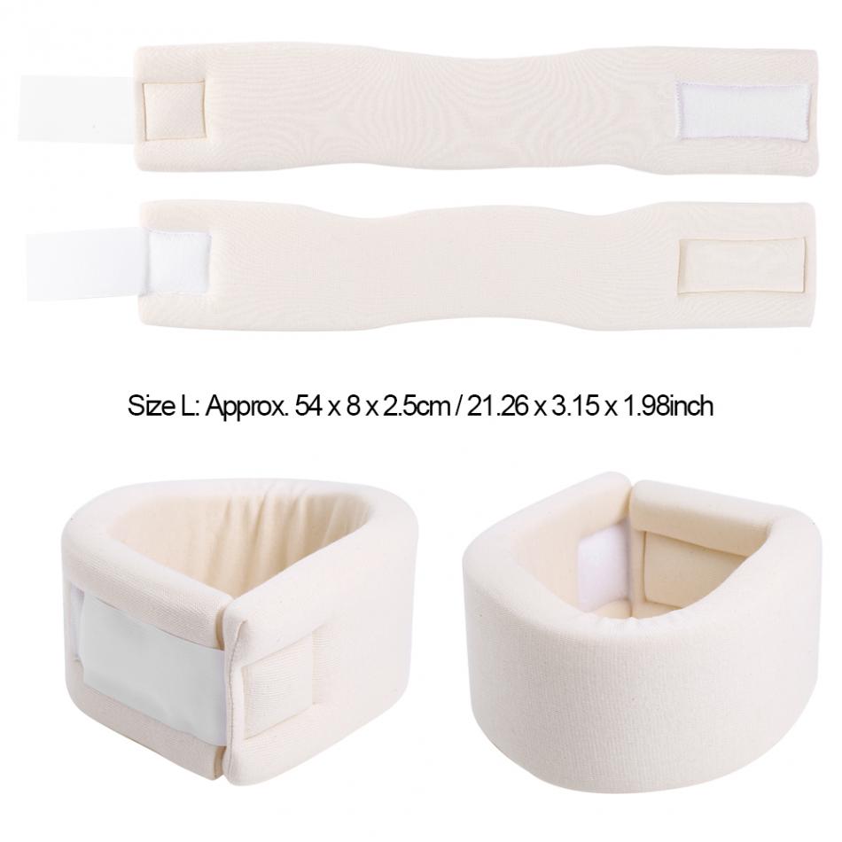 Vendaje de espuma suave ajustable para cuello, soporte para cuello Cervical, vertebral, dislocación, alivio del dolor, primeros auxilios, cuidado del cuello