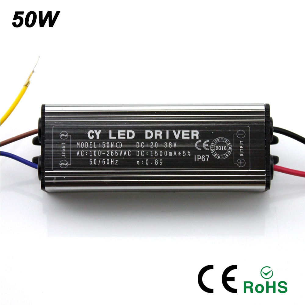 Led Drive 10W 20W 30W 50W Led Driver Adapter Transformator AC85V-265V Om DC22-38V Switch Power supply IP67 Voor Floodligh