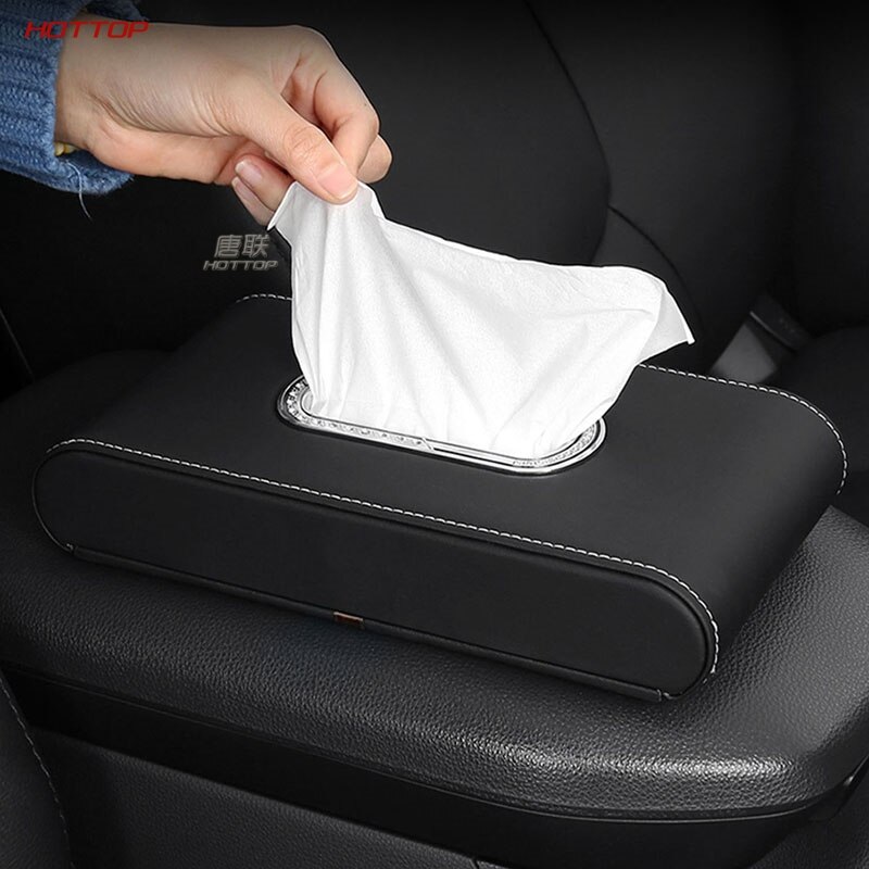 For Toyota RAV4 Car Tissue Box Interior Sitting Paper Tissue Box Car accessories 1pc
