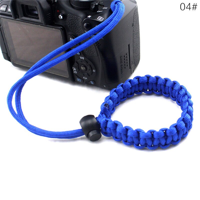 Kamera håndledsrem håndlavet quick release plade til canon nikon pentax slr dslr kameraer håndledsbånd: 4