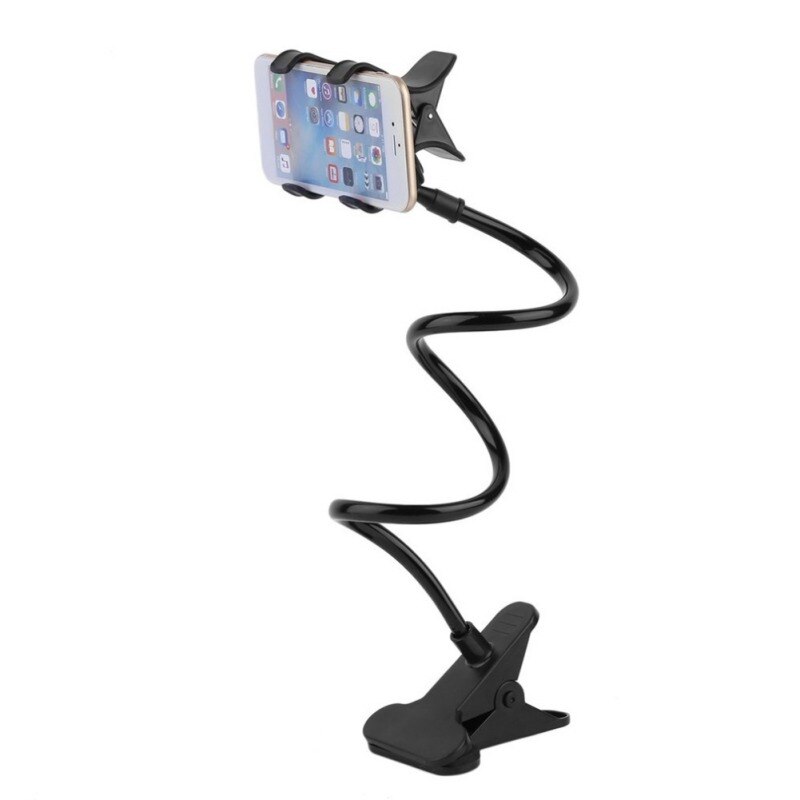 Universal Flexible Holder Arm Lazy Mobile Phone Gooseneck Stand Holder Stents Flexible Bed Desk Table Clip Bracket