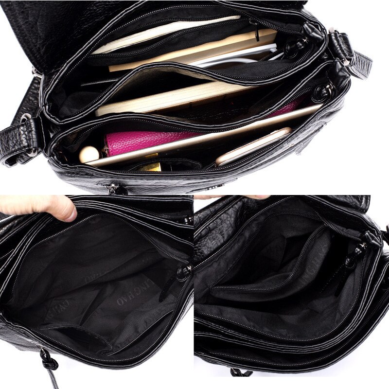 Mark Maddox Zwarte Kleine Vrouwen Messenger Bag Zachte Gewassen Pu Lederen Crossbody Bag Vrouwelijke Handtas Portemonnees Tassen Voor Vrouwen