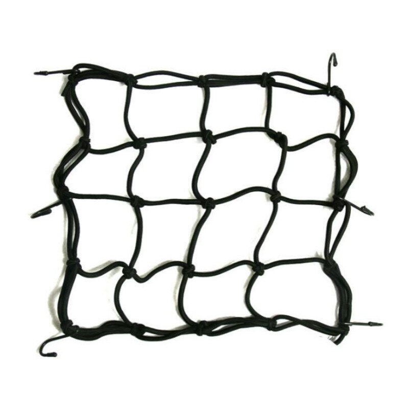 Motorcykel bagage netto cykel 6 kroge holde nede brændstoftank bagage mesh web bungee sort motorcykel cykel 6 kroge tank bil styling: Default Title
