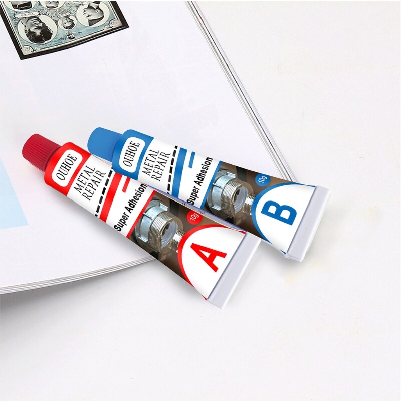 Dual Powerful Metal Repairing Glue Structural Adhesive Industrial Heat Resistance Cold Weld Metal Repair Paste Acrylic