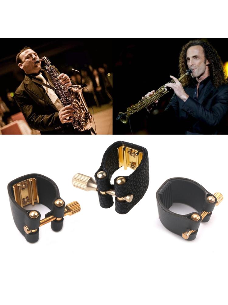 1Pc Alto Sax Ligaturen Fastener Voor Saxofoon Rubber Mondstuk Onderdelen