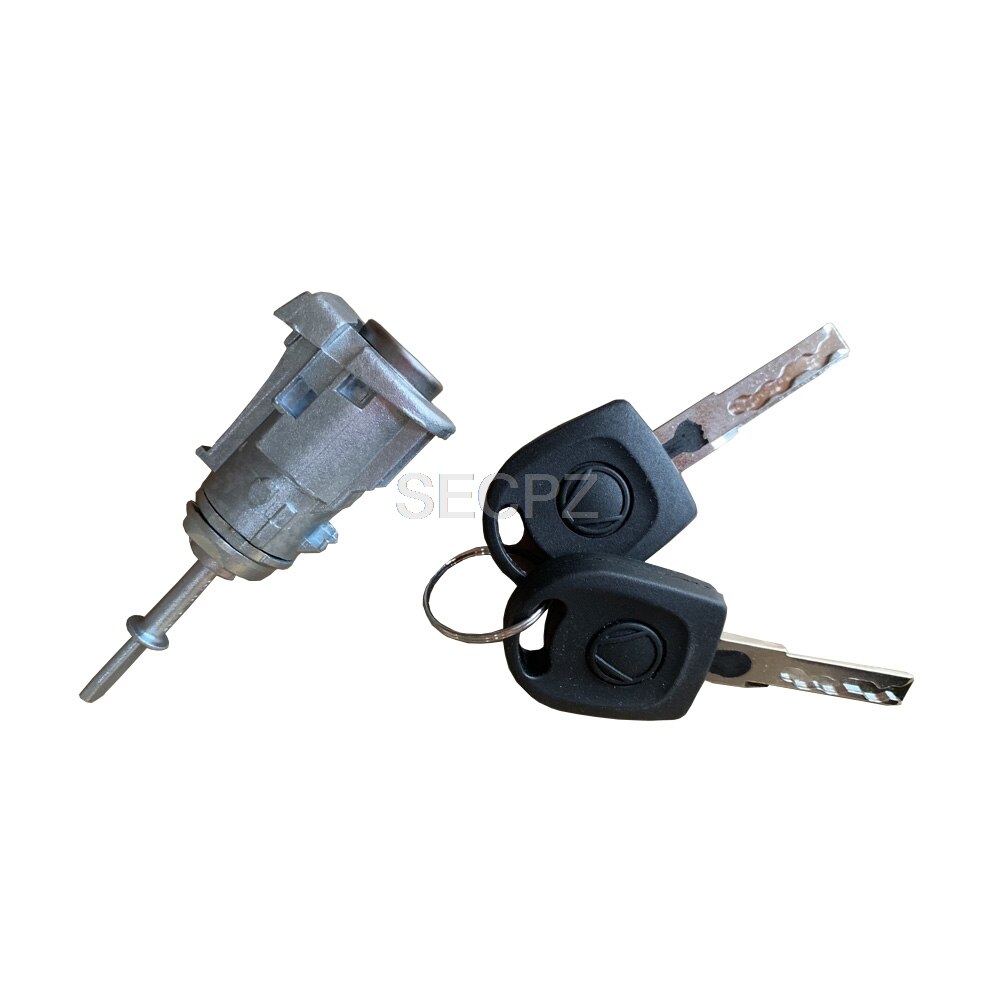 DOOR LOCK BARREL LOCKSET FRONT LEFT FOR VW GOLF 4 IV MK4 BORA VW POLO MK4 9N SKODA FABIA MK1 604837167