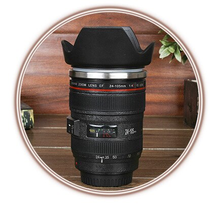 coffee mixing cup simulation lens electric cup self stirring mug four generation SLR camera lens automatic mixing cup: Default Title