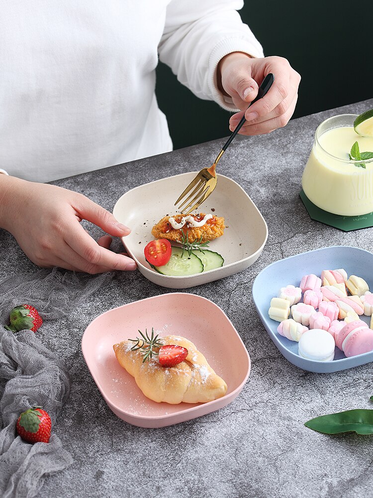 Dishes, Plastic Dining Table, Put Dishes, Bone Dishes, Spit Bone Dishes, Small Dishes, Trash Dishes