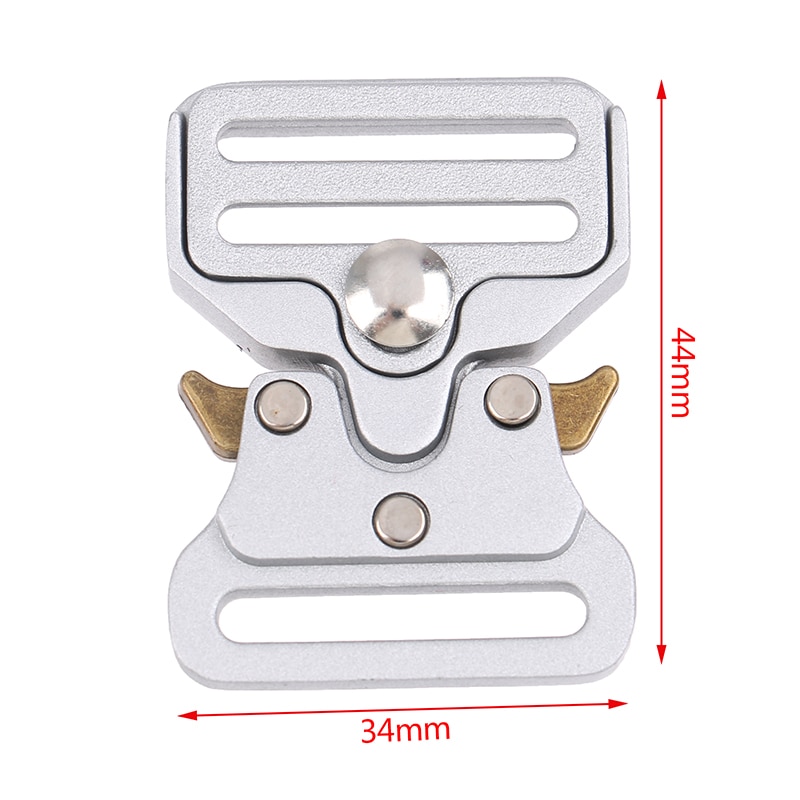 Metal Strap Buckles For Webbing DIY Bag Luggage Clothes Accessories Clip Buckles