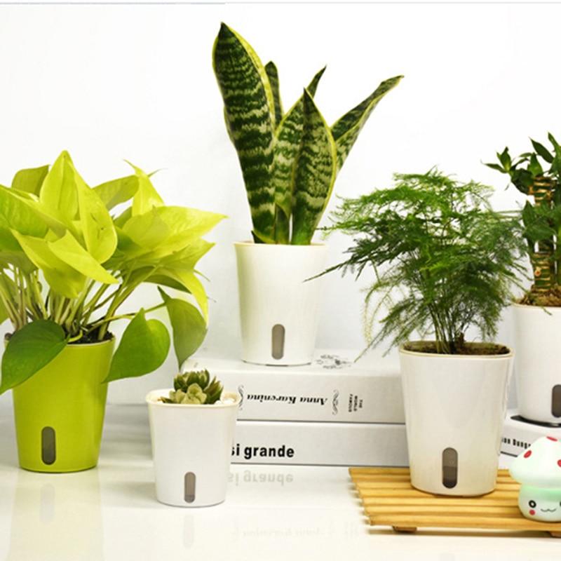 Automatische Selbst Bewässerung Blume Pflanzen Topf Setzen in Boden Bewässerung Für Garten drinnen Hause Dekoration Garten Blumentöpfe