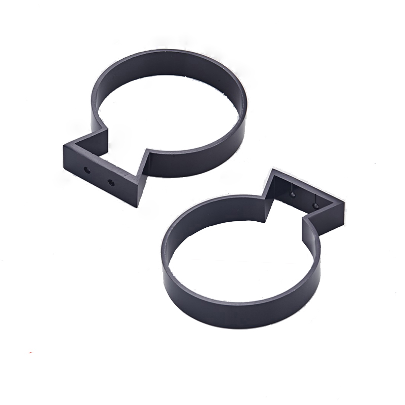 Nail Gratis Badkamer Accessoires Wandmontage Zwarte Ruimte Aluminium Badkamer Wc Borstel Houder Wc Schoonmaken