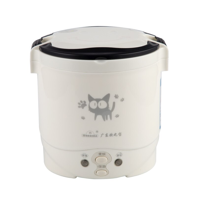 Multicookings mini panela de arroz panela de arroz 1l carro 12v caminhão 24v casa 220v portátil panela de arroz 2020 arroz vapor aquecedor de alimentos